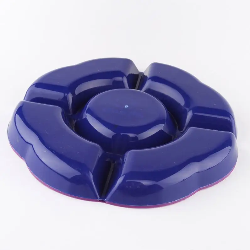 plastic compartment snack tray plate for snack and fruit snack bowl tray