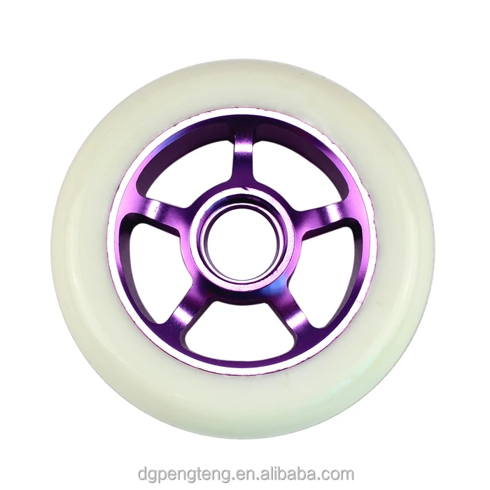 100/110mm professional High quality Aluminum PU Scooters wheel