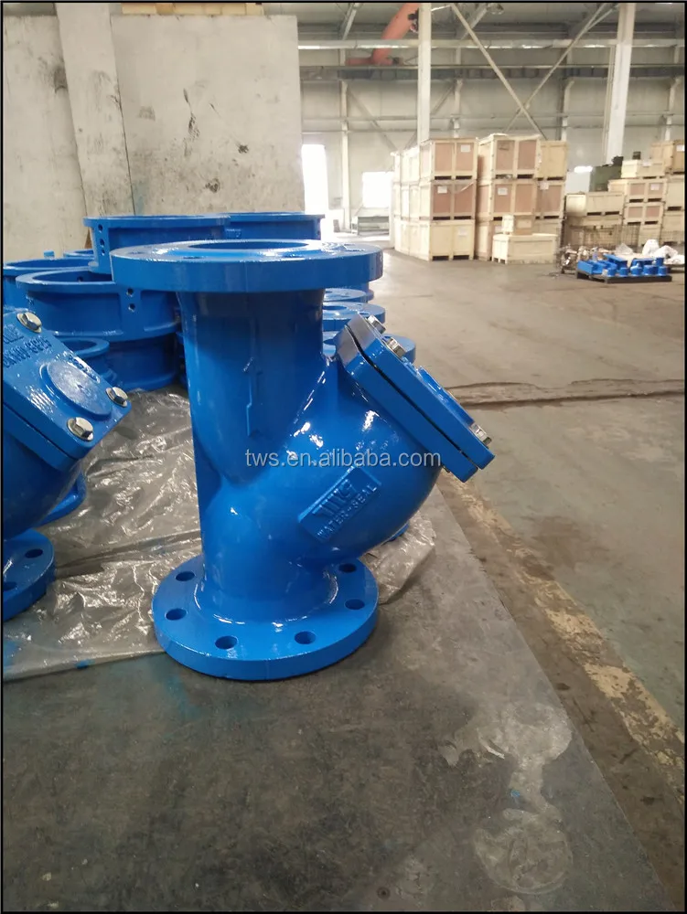 4 inch DN100 PN10 GG25 Cast Iron Water Valve of China Factory Flanged Type Y Strainer