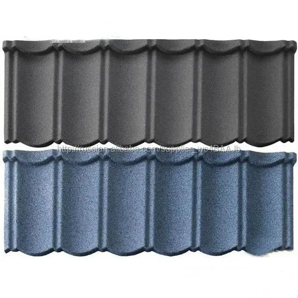 Красочные жаропрочных камень покрытием металла черепица