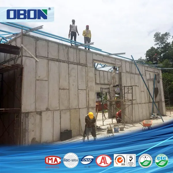 High Quality ZJT Eps Cement Ready Concrete Sandwich Panel Modular Wall System