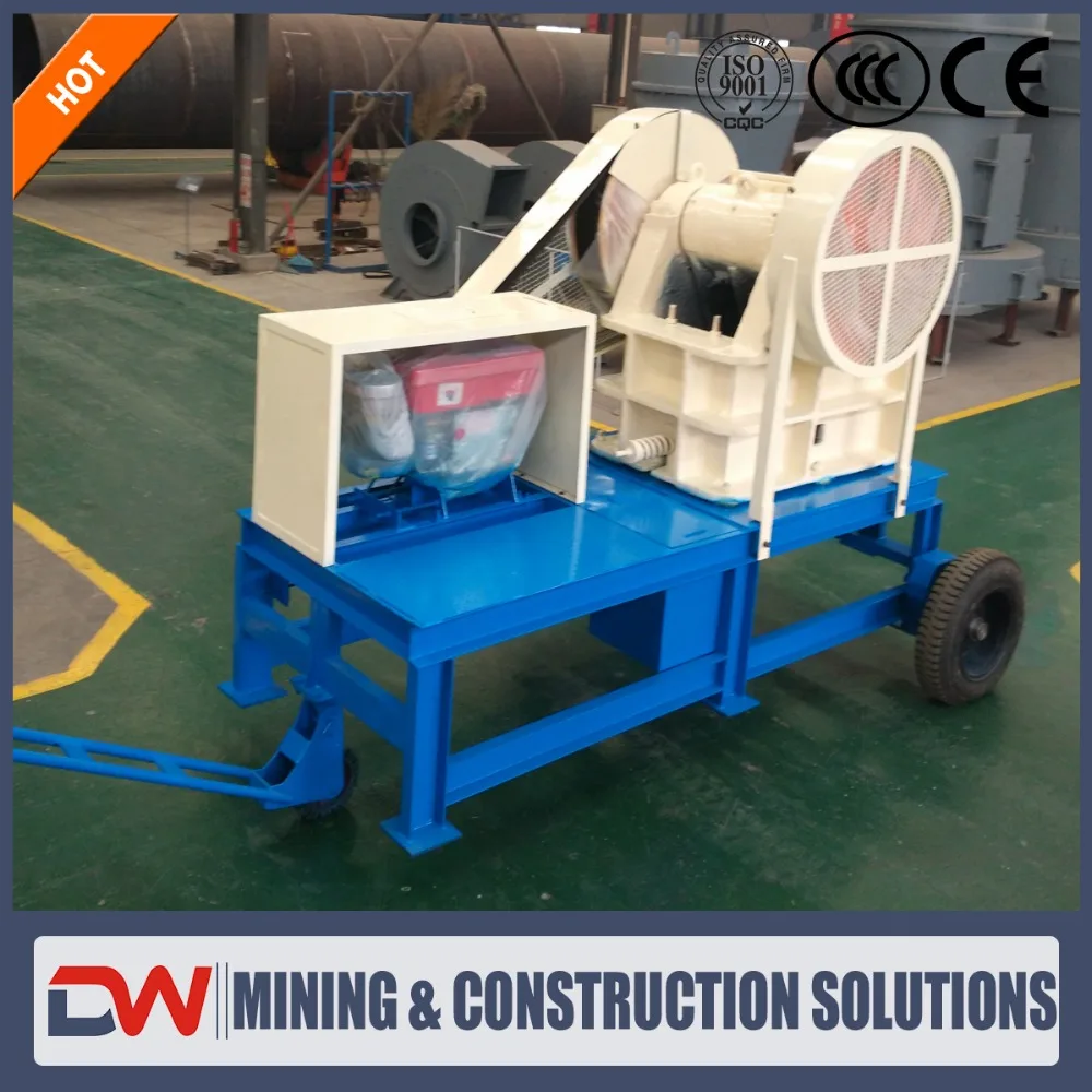 
Old Lab Used Small Scale Mini Concrete Portable Mobile Diesel Engine Gold Rock Stone Jaw Crusher Crushing Machine Price For Sale 