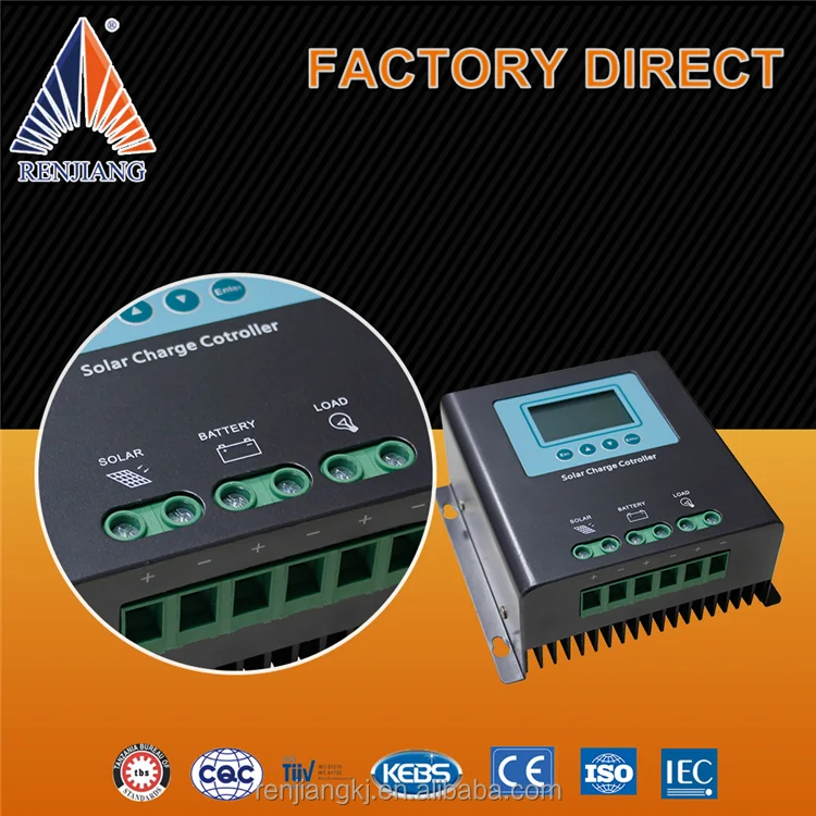 Mcu Control Solar Controller,Overdischarge Protection Solar Charge Controller 100A