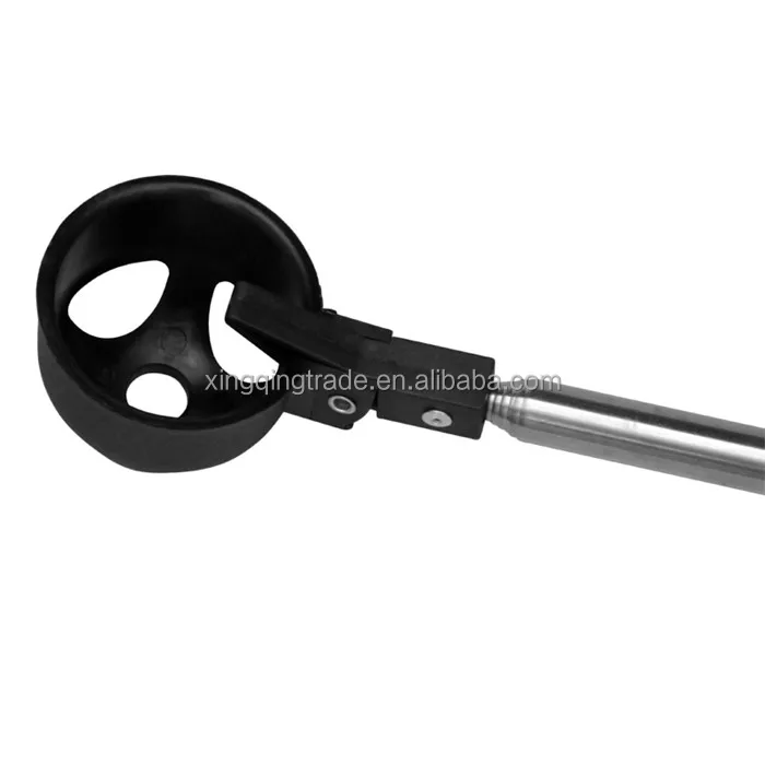 Retractable Scoop Telescopic Golf Ball Retriever Pick Up Steel Saver Shaft Tool