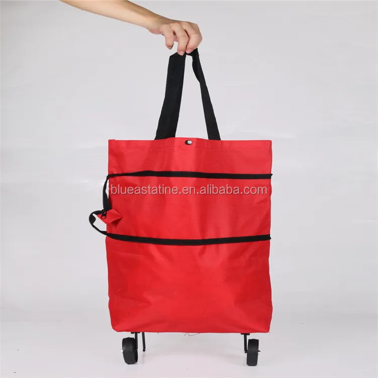 hot sale foldable and folding shopping trolley bag