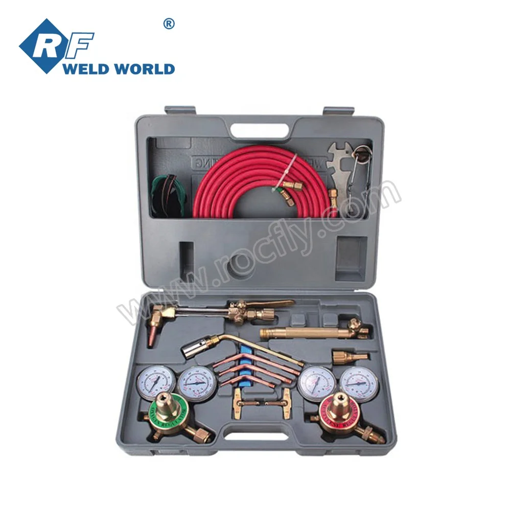 Portable American Type Oxygen Acetylene Welding Outfits and Gas Cutting Torch Kits