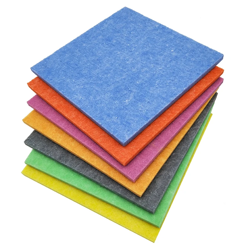 Colorful Polyester Fabric Multi function Acoustic decorative fabric sound proof wall panels