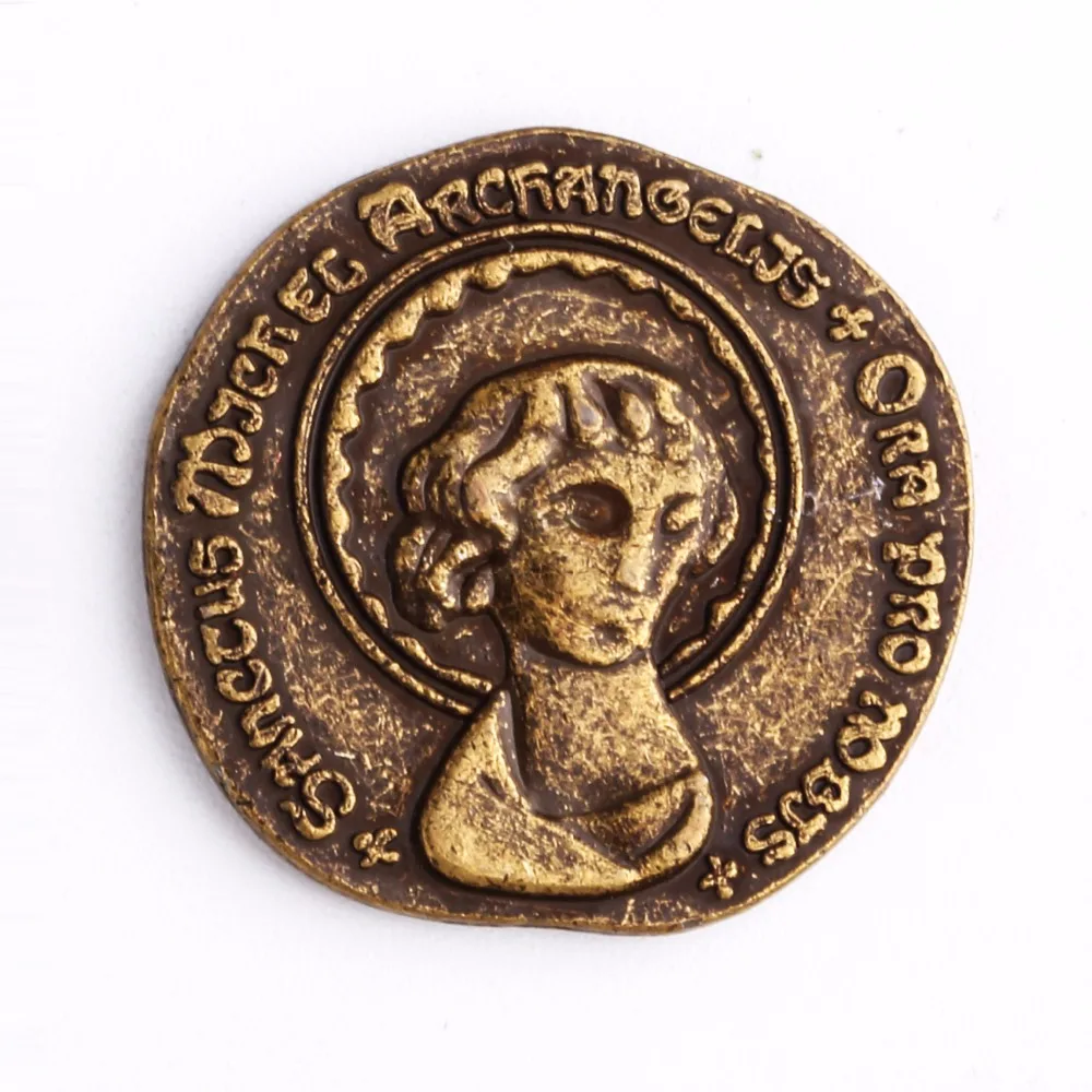 Custom Made Stainless Steel Round Medal Cartoon Coin Tokens