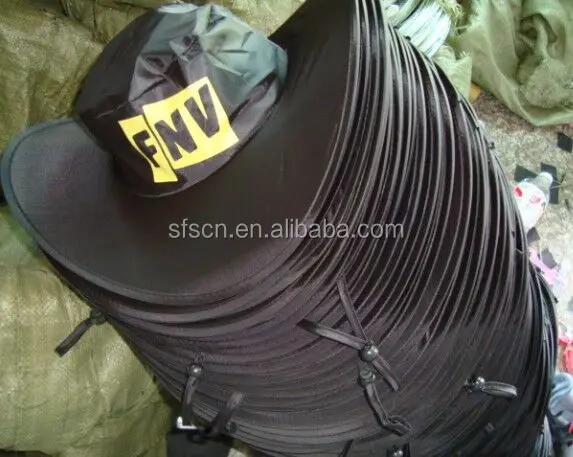 Wholesales Custom Printing Polyester Foldable Cowboy Hat