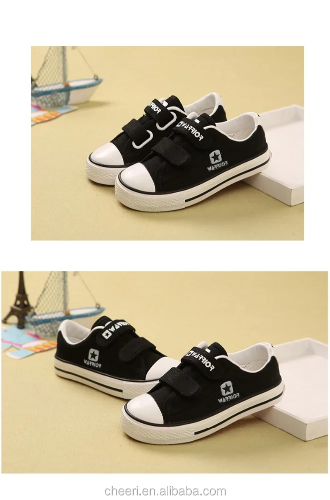 
western trendy leisure high quality cheap children canvas shoe thick rubber sole kid canvas shoes for kids 2017 