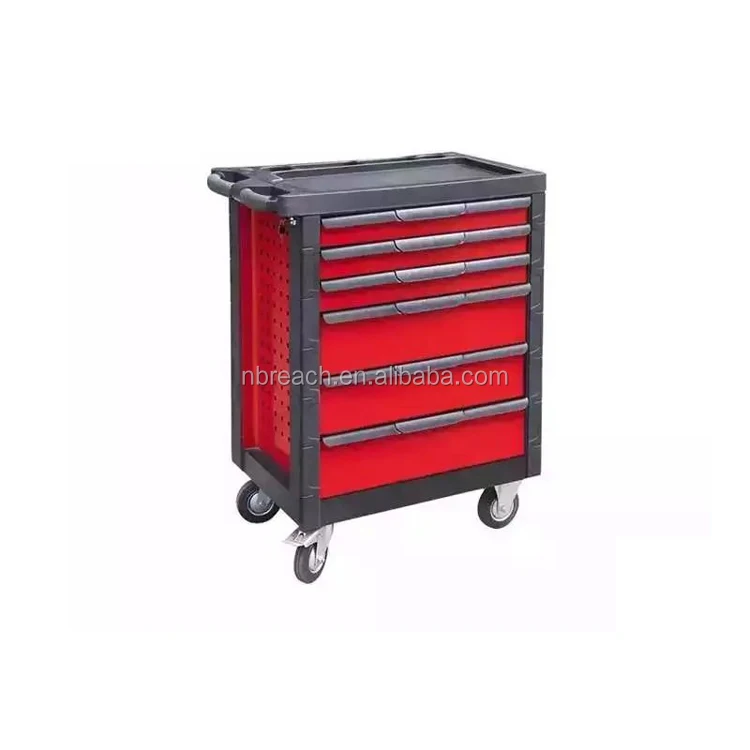 6 drawers tool cabinet with plastic top