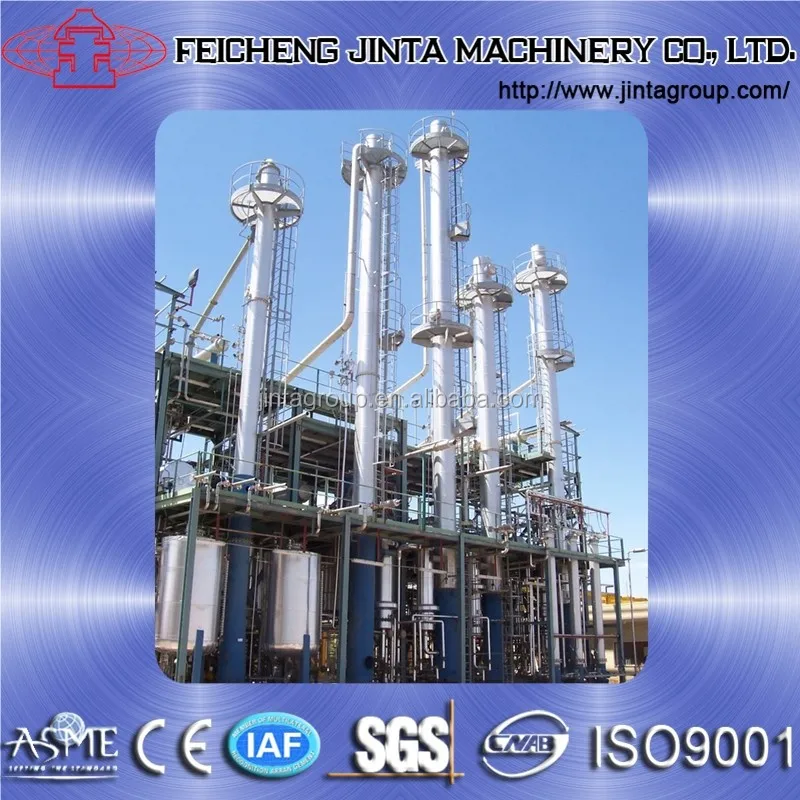 Distillation Tower- Waste oil, Alcohol, MTBE with ASME U STAMP