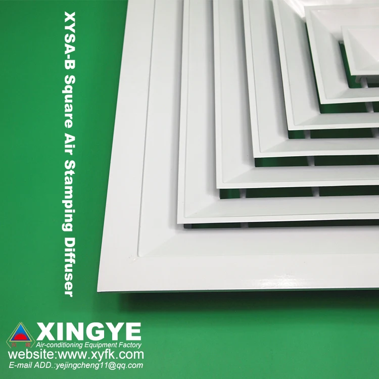 
HVAC air conditioner Super low price ventilation good quality stamping louver grille diffusers air duct vent XYSA-B600 