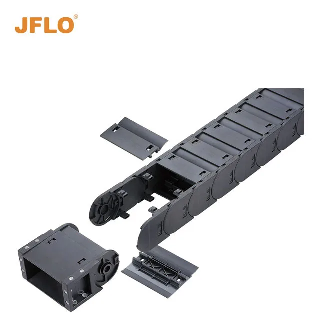 Пластиковая цепь JFLO закрытого типа полностью закрытая кабельная