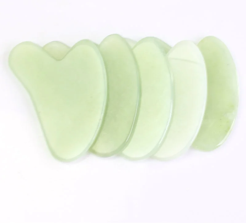 100% real natural jade nephrite gua sha tool with box