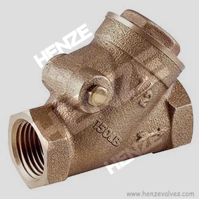 Bronze Threaded Y Type Check Valve