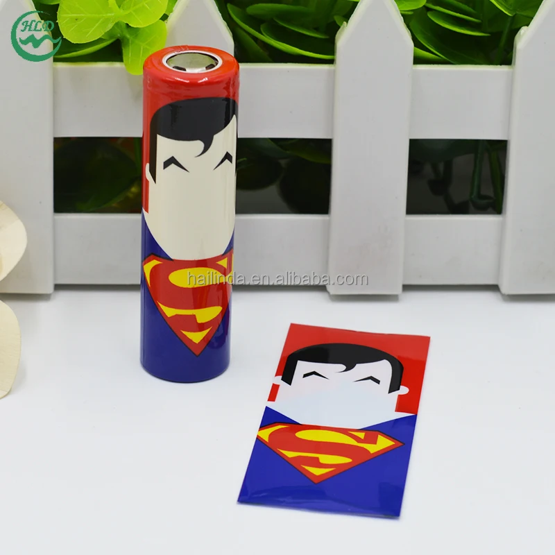 
Wholesale vape Superhero skin wraps for e cigarette 18650 battery case 