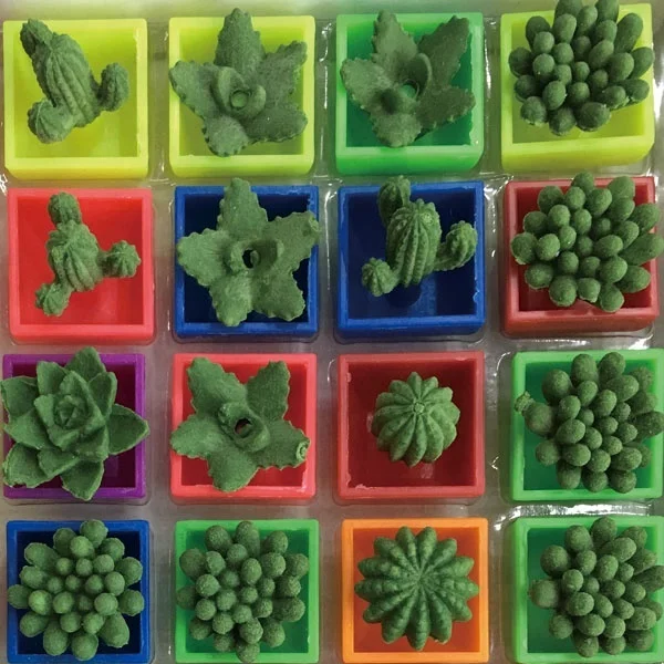 Grow in water plant toys for 2 inch capsules
