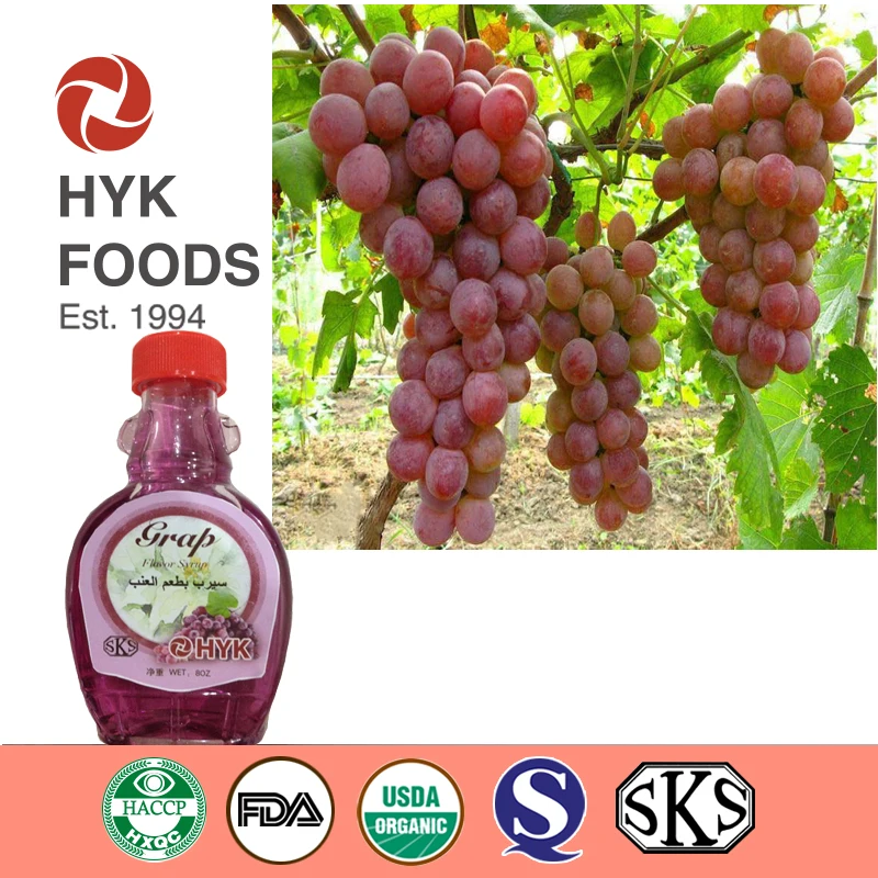 
grape flavor syrup 