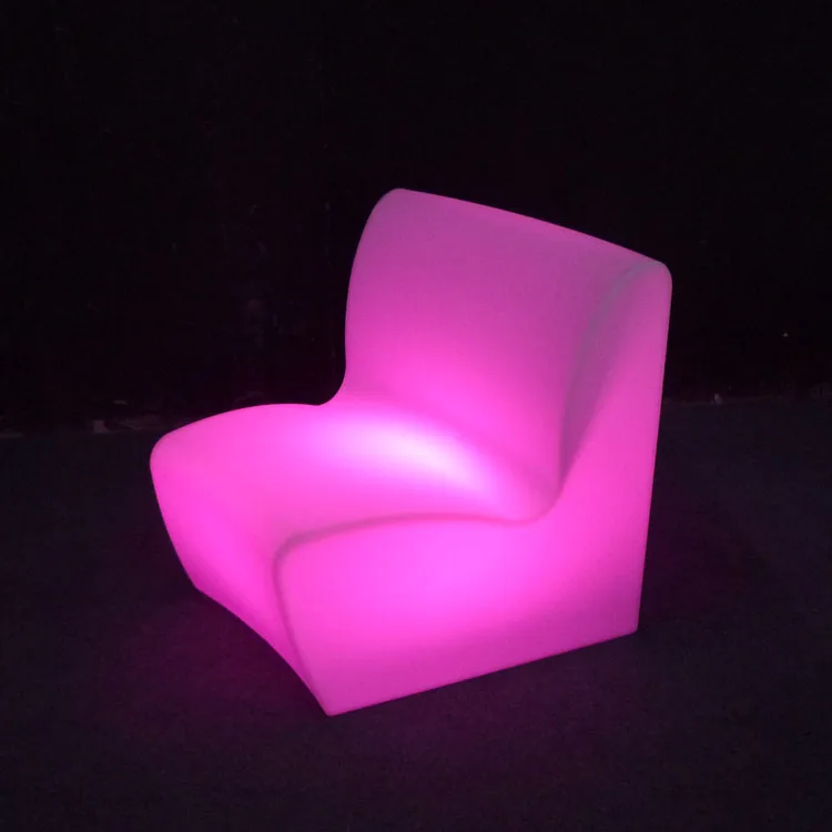 Commercial bar luxury furniture LED glowing bar sofa