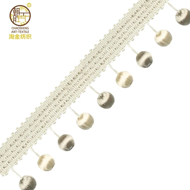 
Handmade and High End Wooded Beaded Fringe 