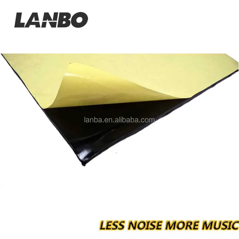 Top quality self-adhesive automotive accessories butyl sound deadening for car sound barrier ,sound deadening pads for car