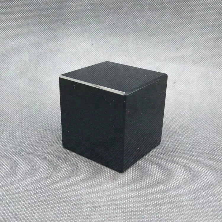 Honor of crystal K9 Blank Crystal Cube Black Glass Block For Customer Design Engraving