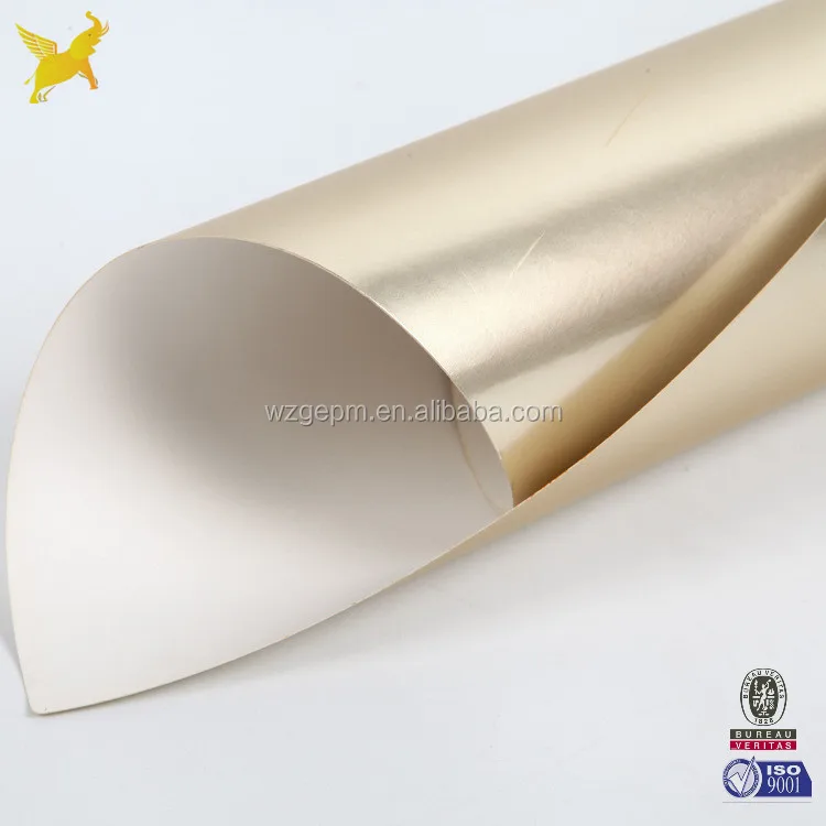 
Gold foil laminated paperboard 