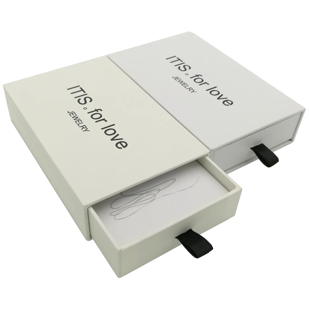 
Luxury gift paper box logo custom jewellery packaging 