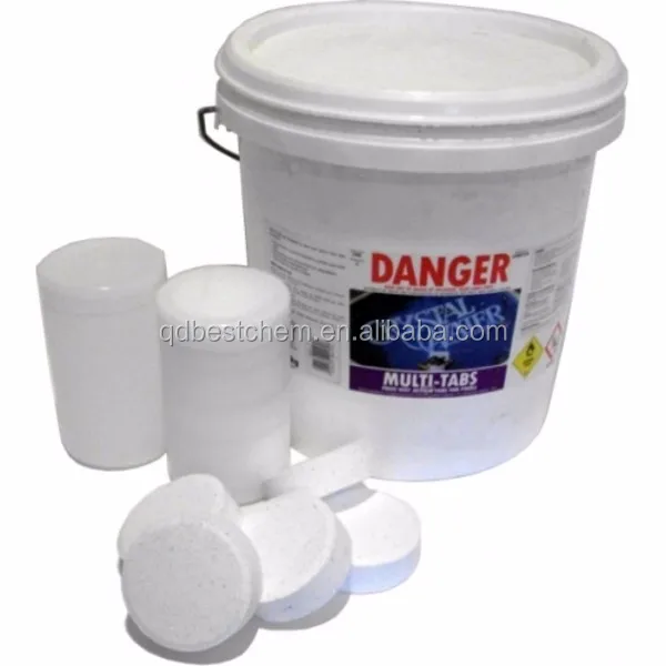 
90% 200g tcca pool stabilized chlorine tablets disinfectant chlorine tablet 