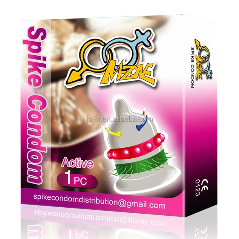 M-zone brand spike condoms from factory