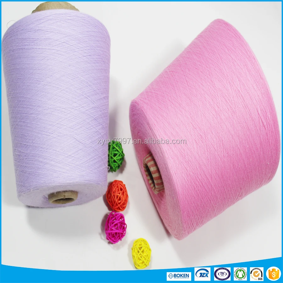 
recycle regenerated 6535 cotton polyester OE yarn jersy yarn 