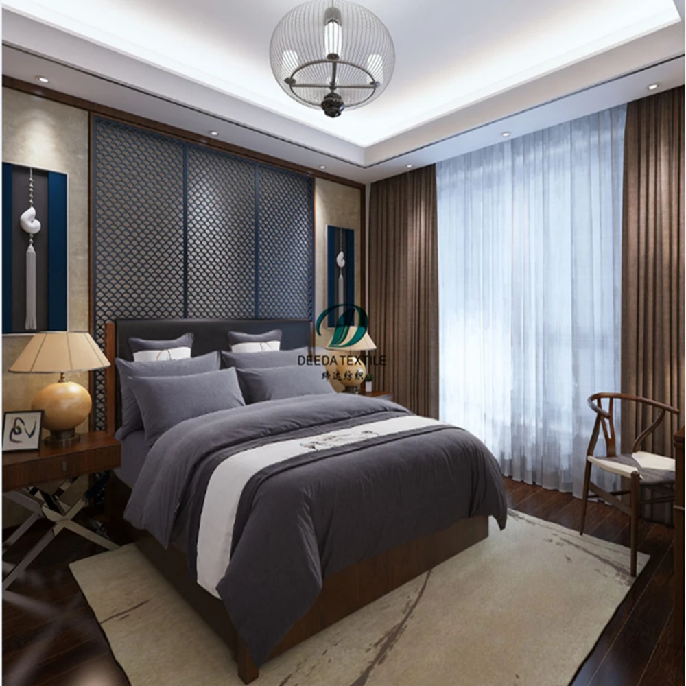 Deeda factory quality hotel bed scarf / hotel bed runner