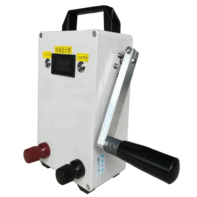 
hand crank dynamo lighter 