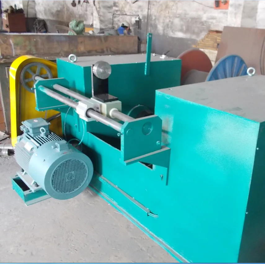 steel spool collecting wire bobbin take up machine for carbon steel wire drawing machine in China factory