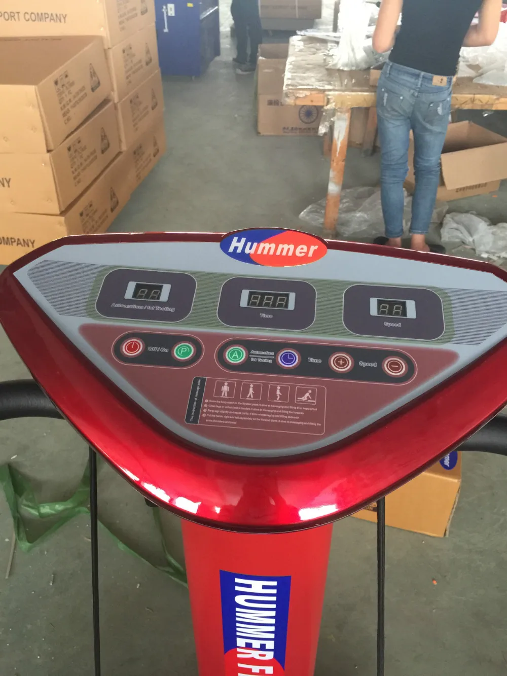 2022 NEW Gym Equipment Whole Body Slim Vibration Plate Fitness Exercise Machine Crazy Fit Massage