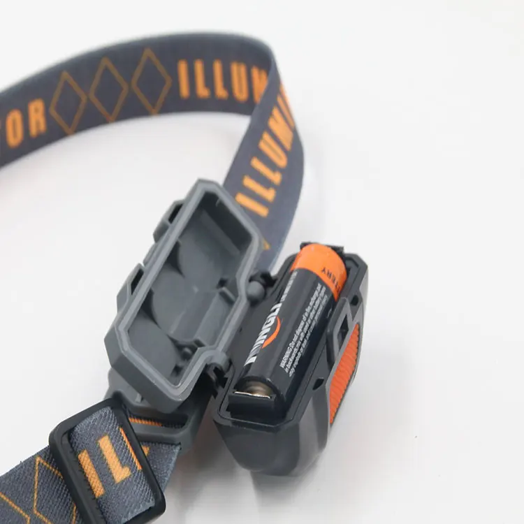 Lightweight mini portable led headlamp and headlight use 1xAA battery