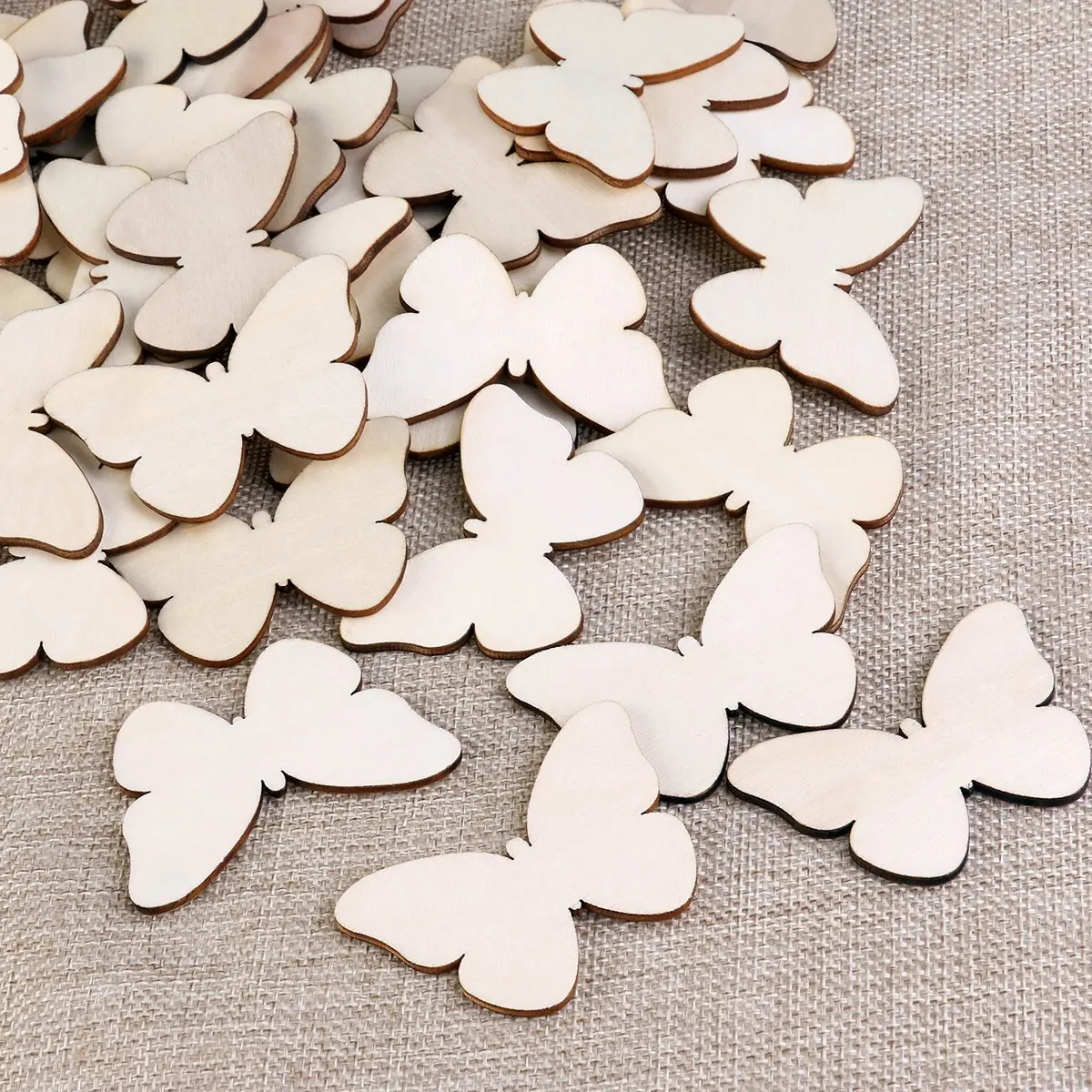 
Unfinished Butterfly Shaped Wood Cutout For Wooden Craft DIY Projects 