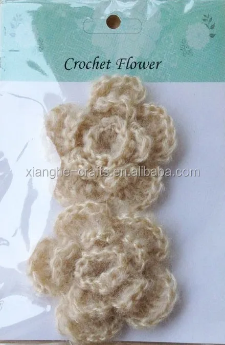 DIY Fabric Crafts Handmade Crochet Flowers for Decoration