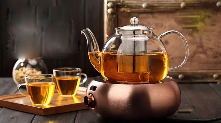 High Borosilicate Glass Teapot ,Glass Teakettles Stovetop Safe 600ml