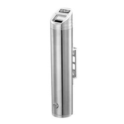 wall mounted Stainless steel  outdoor ashtray cigarette receptacle