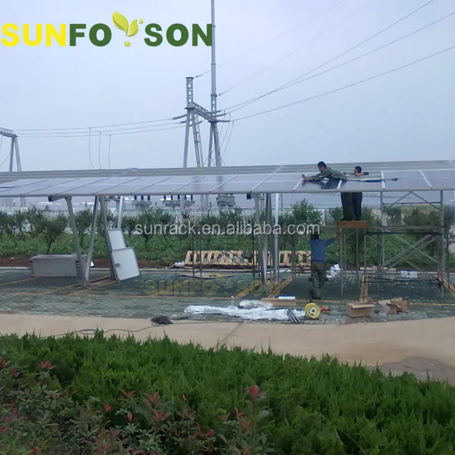 Durable Used Aluminum or Steel Carport Solar Structures System