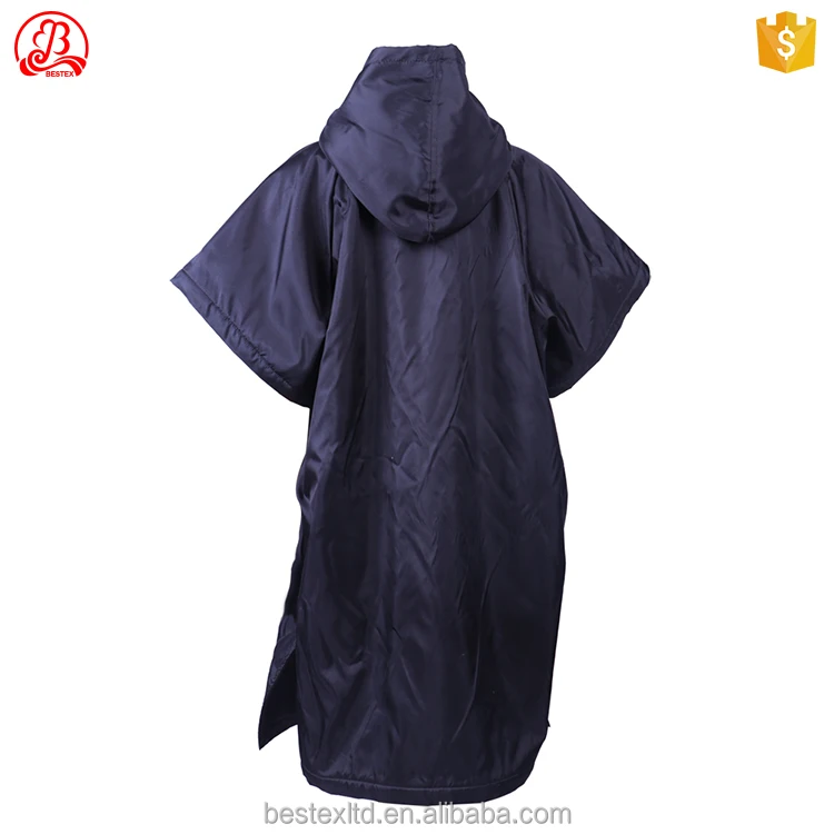 Microfiber towel label adult hooded surf poncho