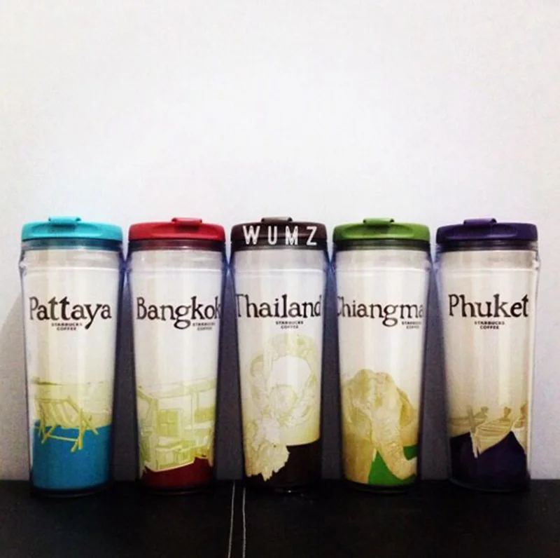 wholesales double wall plastic insert paper travel mug, bpa free photo insert travel mug with custom logo,16oz paper mug