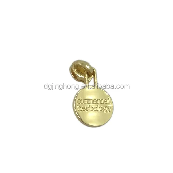 Personalized design eco-friendly zinc alloy custom colored zipper
