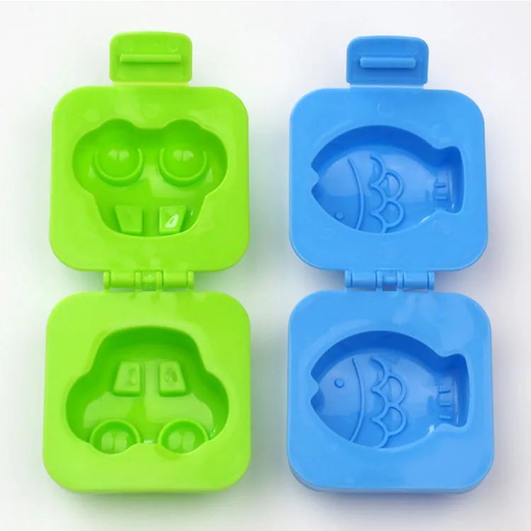 Пластиковая форма для яиц «сделай сам» с рыбой и автомобилем