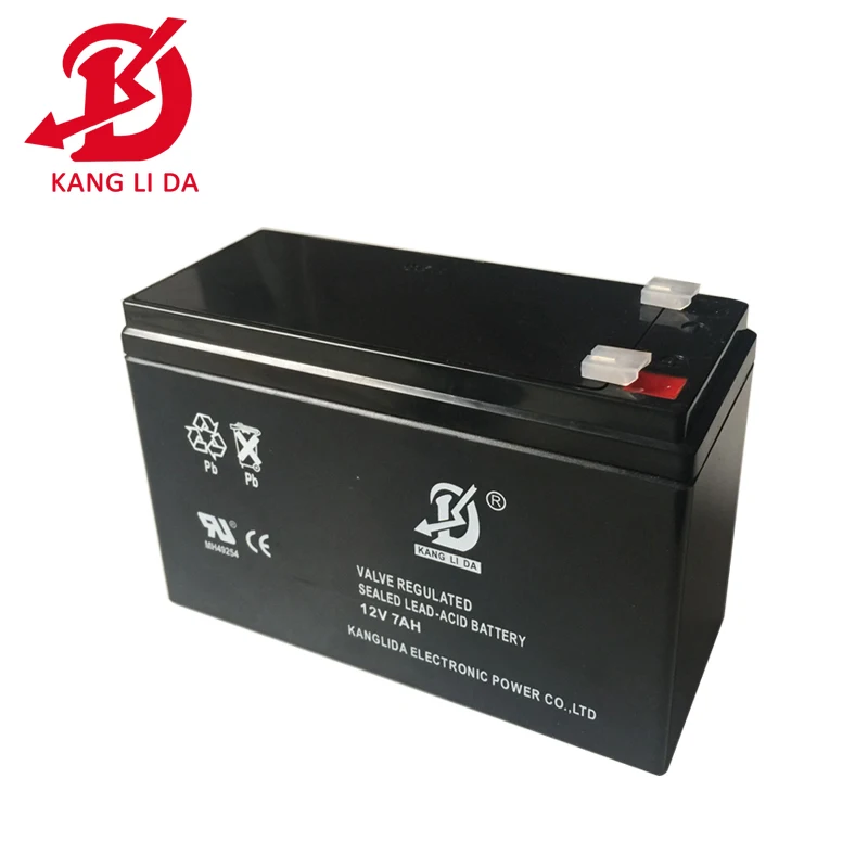 Agm sealed lead acid 12v 7ah battery for ups solar lighting systems in China