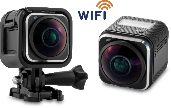 панорамная камера с Wi-Fi, камера спорта, камера действия