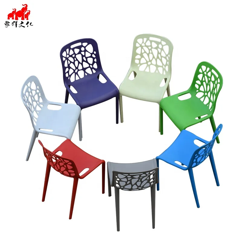 
colored plastic silla leisure chair dinning stacking chairs 