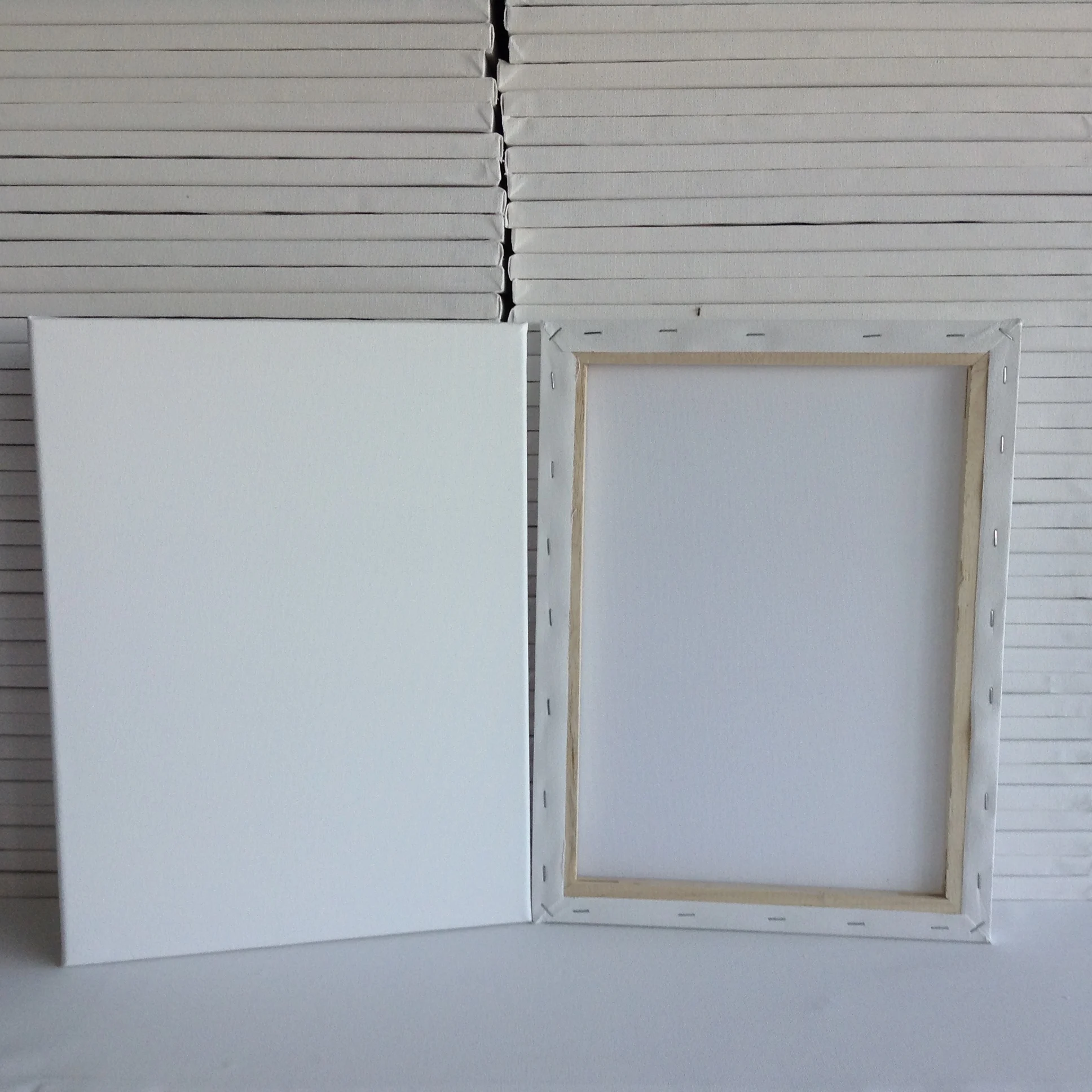 
blank stretched canvas 30*40 cm cotton pre printed canvas to paint 
